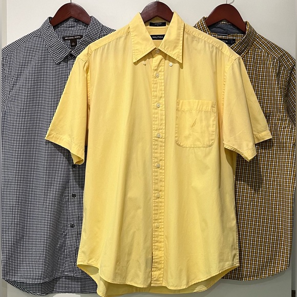 Other - 3 - Mens shirts bundle: Náutica & Michael Kors Short Sleeves